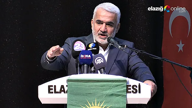 HÜDA PAR Genel Başkanı Yapıcıoğlu Elazığ'da konuştu