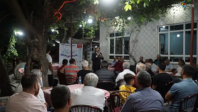 İl Başkanı Abdullah Akın'ın durağı bu kez Ulukent Mahallesi oldu