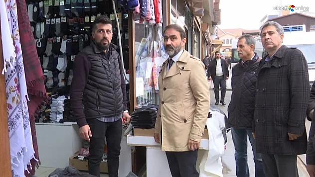 İl Başkanı Duran, Kapalı Çarşı'da esnaf ve vatandaşlarla bir araya geldi