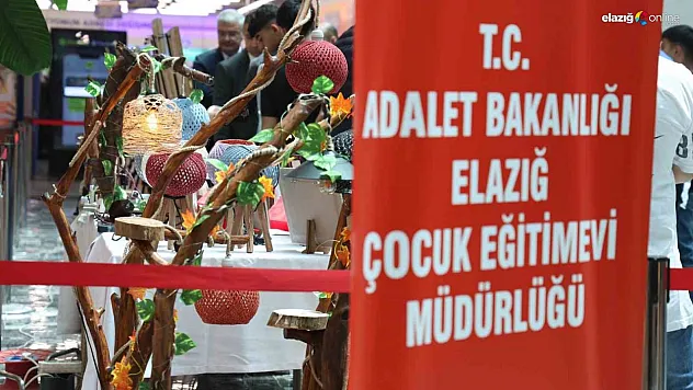 Elazığ'daki hükümlü çocuklardan sanat eserleri!