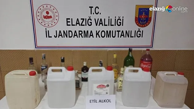 Jandarmadan kaçak içki operasyonu