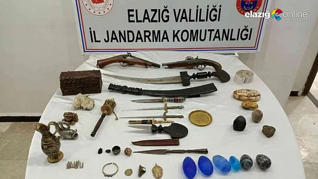 Elazığ jandarmasından tarihi eser operasyonu