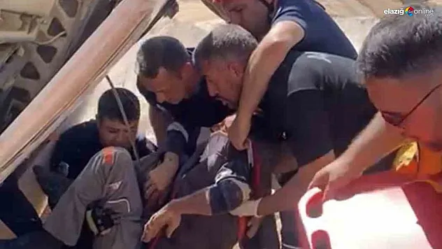 Sürücü itfaiye ekipleri tarafından çıkartıldı!