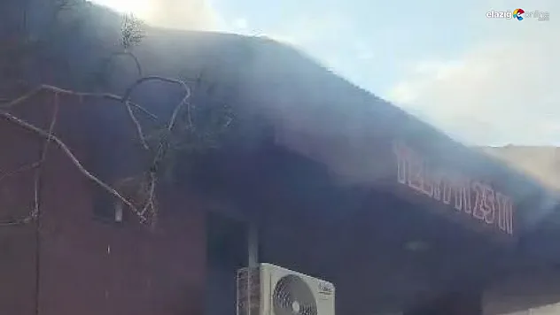 Karakoçan'da restoranda yangın paniği