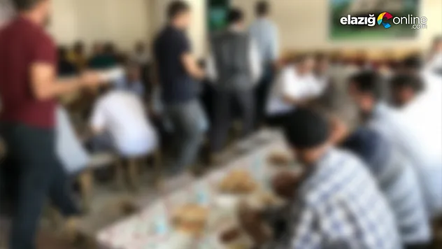 Karakoçan'da toplu yemek skandalı!