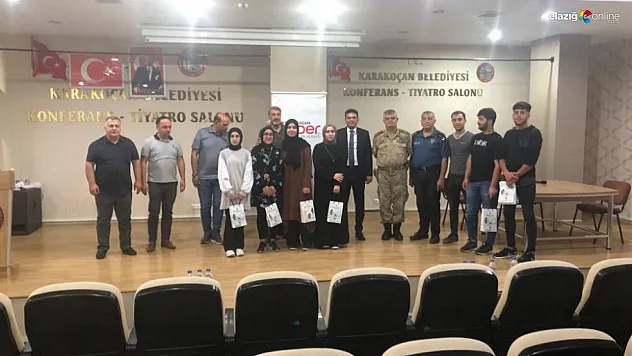 Karakoçan Önder İmam Hatipliler Derneği'nden ödül töreni