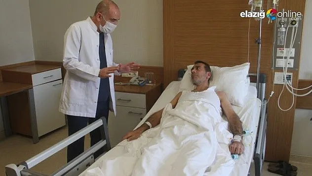 Karın ağrısı ile kanser olduğu ortaya çıktı, kapalı yöntemle sağlığına kavuştu