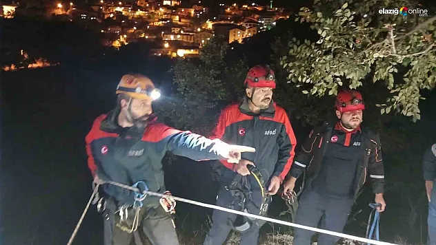 Kayalıklarda mahsur kalan şahıs AFAD ekiplerince kurtarıldı