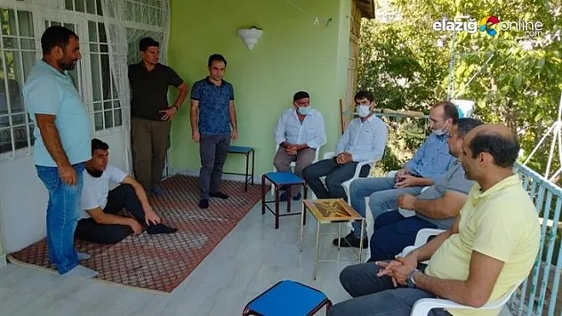 Kaymakam Sarıdoğan'dan, şehit ailelerine ziyaret
