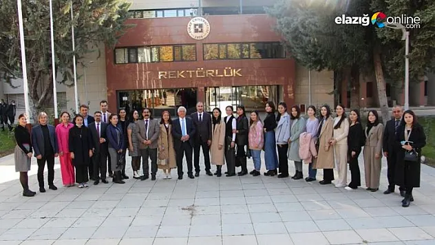 Kazakistanlı 25 öğrenci Fırat Üniversitesi'nde staj yapacak