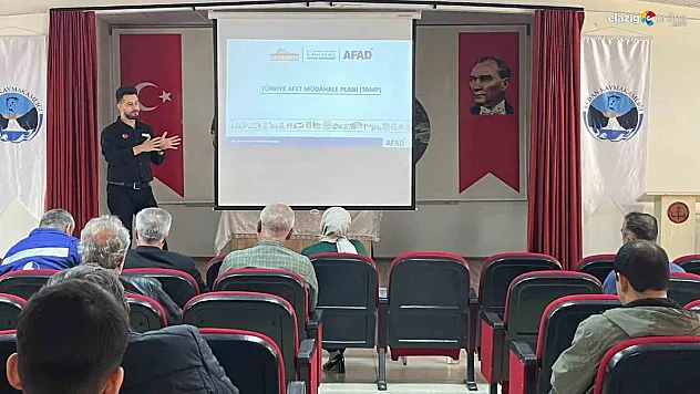 Keban'da Afetlere Karşı Hazırlık Kapasitesi Artırılıyor!