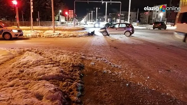 Keban Yolunda trafik kazası
