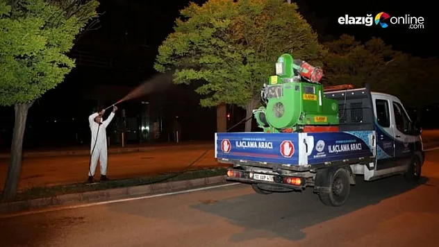 Kent genelinde ilaçlama çalışmaları sürüyor