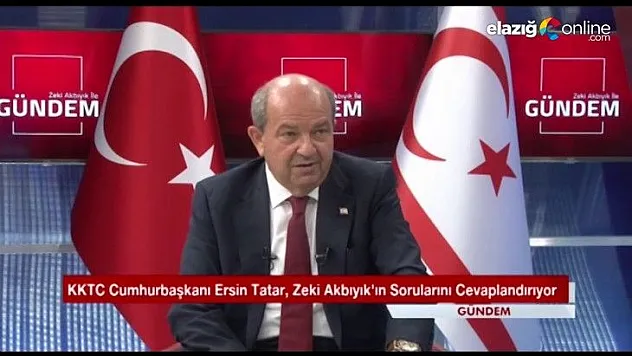KKTC Cumhurbaşkanı Tatar: Böyle bir oyuna gelmeyeceğiz