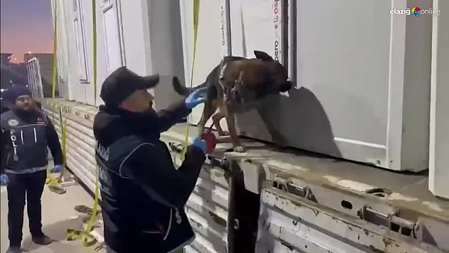 Elazığ'da narkotik operasyonu!