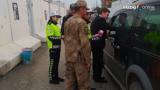 Kovancılar'da trafik denetimi