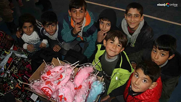 Köydeki çocuklar ilk sömestr tatillini eğlenerek geçirdi