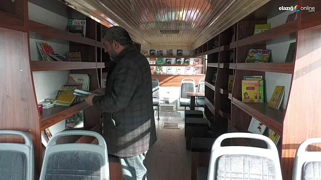 Kütüphanesi olmayan okulların kütüphanesi 'Kitapbüs' olacak