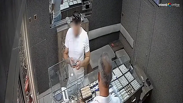 Kuyumcudan küpe çalan şahıs tutuklandı
