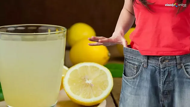 Limon suyu diyeti! Peki zayıflamak için limonlu su nasıl kullanılmalı?