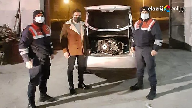 Malatya'da çalınan tekne motoru Elazığ'da bulundu