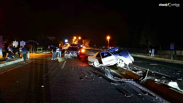 Malatya'da iki araç çarpıştı: 3 yaralı