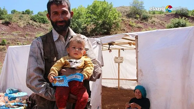 Mangal kömürü işçilerin çadırda yaşamı başladı