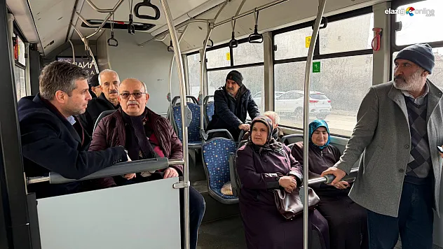 Masa başında değil sahada siyaset: Nazırlı Elazığ sokaklarını adımladı