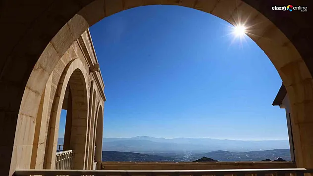 Harput'ta kış ortasında güneşli bir mola!