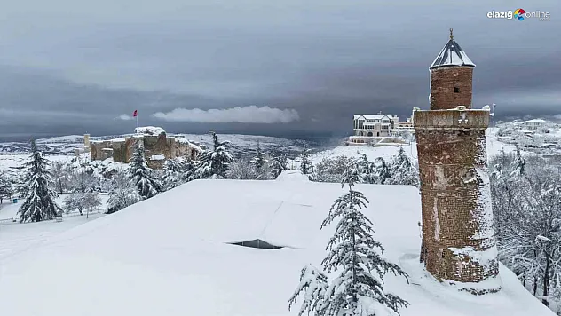 Soğuk, sert ve büyüleyici: İşte kar altındaki Harput