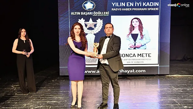 Medya Dünyasında Elazığ Rüzgarı: Hemşehrimiz Gonca Mete'ye Prestijli Ödül!