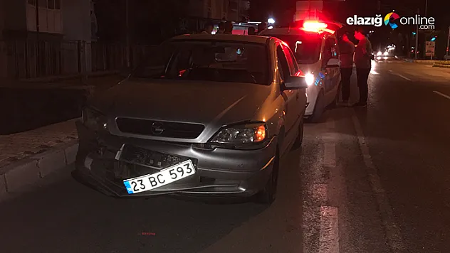 Meydana gelen trafik kazasında 2 çocuk yaralandı