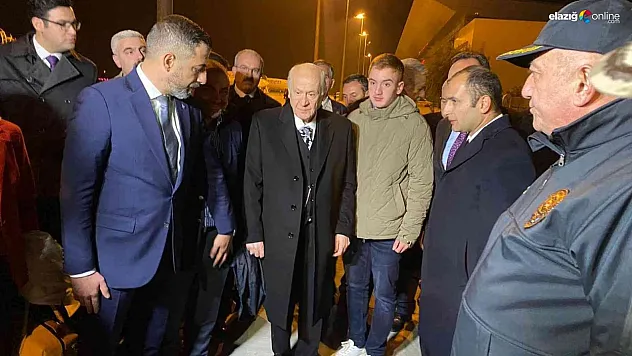 MHP Lideri Devlet Bahçeli Elazığ'da