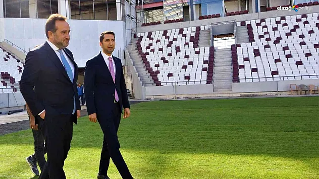 Vekil Ağar, yeni şehir stadyumunu gezdi!