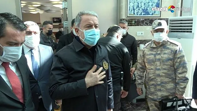 Milli Savunma Bakanı Akar: Yaralıların durumu şu an iyi ve kontrol altında