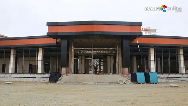 Mini terminal binası projesi inşaat çalışmaları devam ediyor