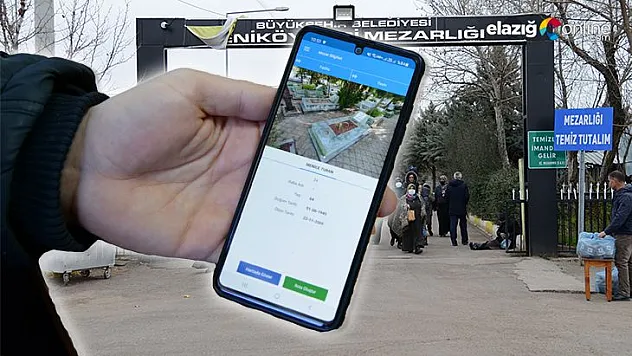 Mobil uygulamayla yakınlarının mezarlarını kolayca bulabiliyorlar