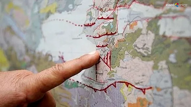 MTA yenilenmiş diri fay hattı haritasını açıkladı! İşte Elazığ'ın yer aldığı riskli bölge