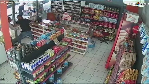 Müşterilerin korkulu rüyası marketçi, hastaneye yatırıldı