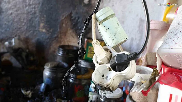 Mutfaktaki yangın büyümeden söndürüldü