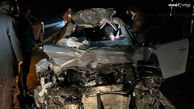 Karakoçan'da feci kaza! 1 ölü