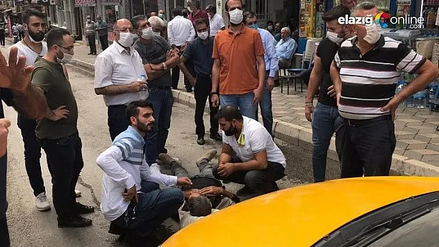 Otomobilin çarptığı, yaşlı adam yaralandı