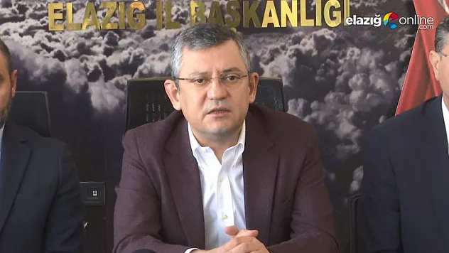 CHP'li Özel: Gürsel Erol'a sahip çıkan Elazığlılara teşekkür ederim