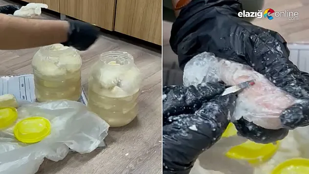 Peynir bidonlarına uyuşturucu sakladılar