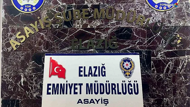 Elazığ polisi suçlulara göz açtırmıyor!