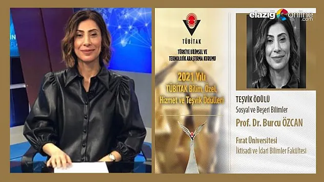 Prof. Dr. Özcan, TÜBİTAK ödülüne layık görüldü