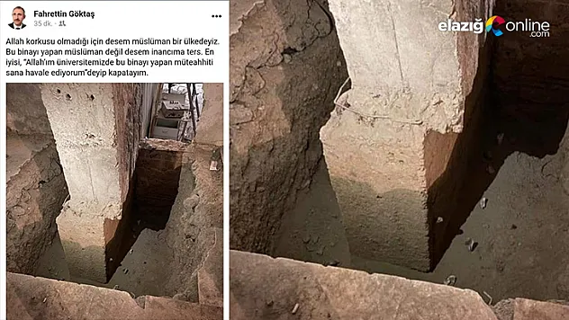 Rektör Göktaş'tan Müteahhite Sert Tepki!