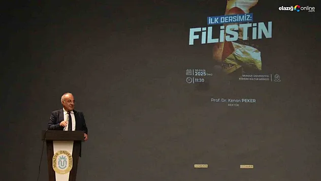 Prof. Dr. Kenan Peker: 'Filistin Meselesi İnsanlık Sorunudur!'