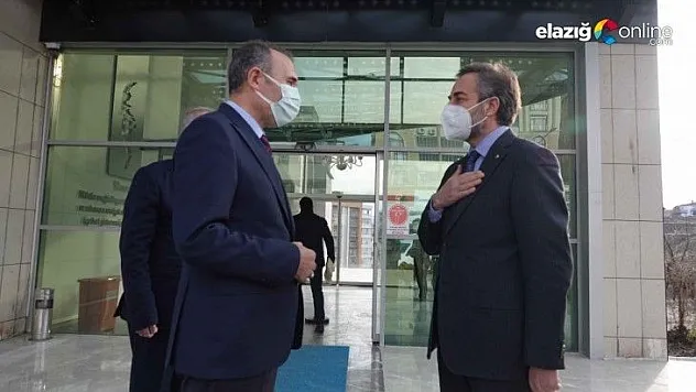 Rektör Prof. Dr. Göktaş Elazığ TSO Yönetimiyle bir araya geldi