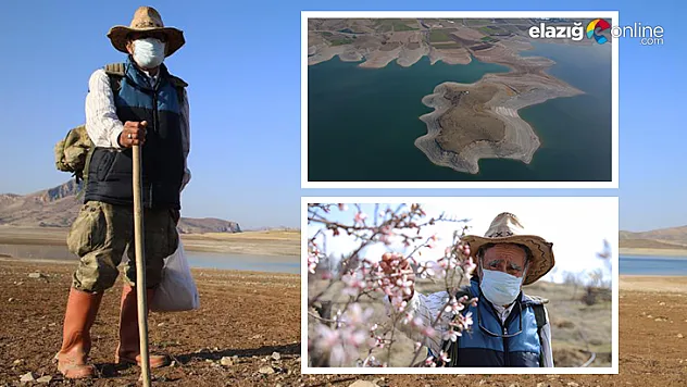 Robinson Ziya Dede adasında kuraklıkla mücadele ediyor